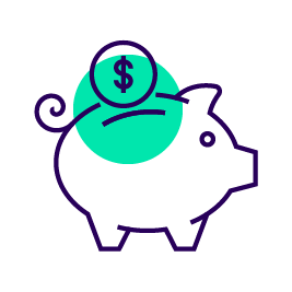 Piggy bank icon Piggy bank icon